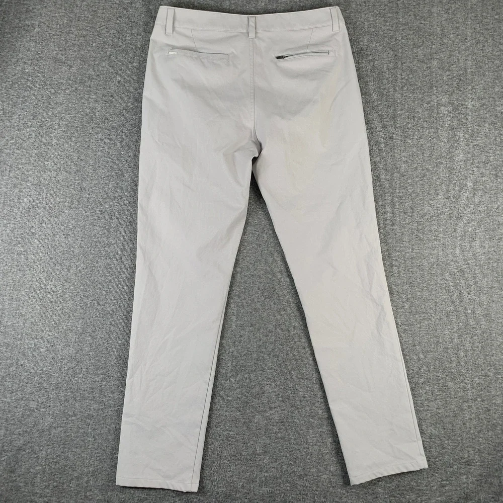 Vuori Meta Pants Men 32x29 Geay Stretch Tech Performance Chino Athleisure V427